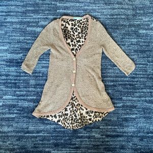 Julie’s Closet brown cardigan